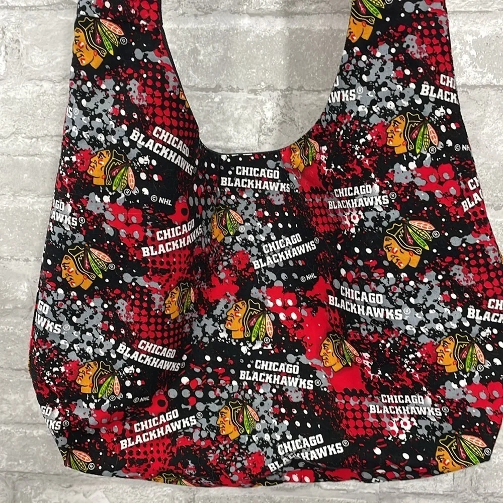 Handcrafted Chicago Blackhawks Purse